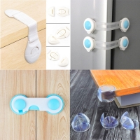 Baby Safety Lock Set - 5 or 10 Pieces for Cabinets, Drawers, Doors, and Windows