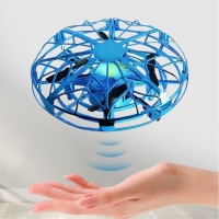 Mini RC drone toy, UFO sensing aircraft with collision avoidance technology.