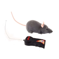 Electronic remote control Adorable Light gray mouse toy for playing with cat pet