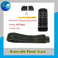 2 Plastic Tracks for RC Tank, Remote Control Tracked Vehicle Accessory for DIY Toy Building