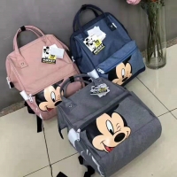 Waterproof Mickey Mouse Backpack with Large Capacity - Ideal for Travel, Diaper Bag or Shoulder Bag (Unisex)