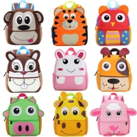 Cute 3D Animal Plush Backpack for Kids - Perfect for Kindergarten and School