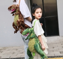 3D Dinosaur Backpack for Kids - Cute Animal Print School Bag and Travel Toy for Boys and Girls