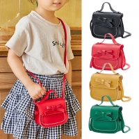 Cute Bowknot Messenger Bag for Toddler Girls - 7 Colors Available