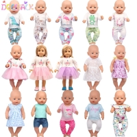 Cute Animal Doll Clothes Rompers Suit Outfit For American 18 Inch Girl&43cm New Baby Born Doll Our Generation Dolls Garment Toy