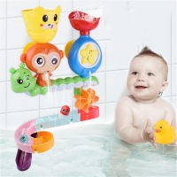 Cartoon Monkey Bath Toy for Babies with Starfish Sprinkler - Educational Swimming and Bathing Toy