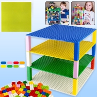 Double-sided 32x32 & 16x32 Dots Building Blocks Baseplate for Kids DIY Projects