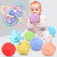 Sensory Development Toys For Babies 0 to 12 Months Tactile Baby Ball Soft Massage Toys Ball Educational Baby Games Toys
