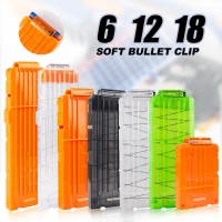 Orange Clip for Nerf Blaster - Compatible with 6-12-18 Round Darts