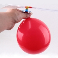 1 Set Classic Balloon Airplane Helicopter For Kids Children Flying Toy Gift Outdoors Toys Random Color Free Shipping