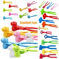 Snowball Maker Plastic Clip Kids Outdoor Sand Snow Ball Mold Toys Fight Duck Snowman Maker Clip Toy for Children