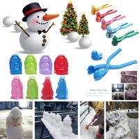 Winter Plastic Snowball Clip Kids Outdoor Snow Sand Ball Maker Mold Toys Children Sports Toy