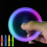 LED Fidget Spinner Pen for Office, ADHD, EDC & Stress Relief - Kinetic Desk Toy.