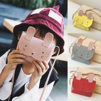 Cute Rabbit Coin Purse Shoulder Bag for Baby Girls