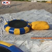 Durable PVC Tarpaulin Fabric Inflatable Water Park Water Trampoline For Pool Or Lake