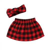 Girls' Knitted Ruffle Skirt for Autumn/Winter and Christmas Costumes, Lightweight Baby Tutu Pettiskirt