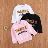 0-6Y Kids Sweatshirts Boys Girls Autumn Clothing Baby Letter Printed Long Sleeve Pullover Tops Children Casual Loose Hoodies