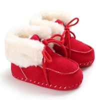 Winter Toddler Infant Baby Girls Boys Warm Anti-Slip Casual Sneakers Soft Soled Walking Shoes