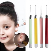 Kid's Stainless Steel Ear Cleaning Tool with Light - Rose Gold Color