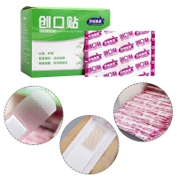 Breathable Adhesive Bandages - 160pcs/Box for Wound Care and Hemostasis - First Aid Essential
