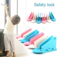 Childproof Sliding Door Lock, Window Safety Lock, Cabinet Lock, Wardrobe Lock, Drawer Lock - Anti-Pinch Child Safety Lock.