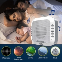 USB Rechargeable White Noise Machine with Timer for Better Sleep, Relaxation, and Travel - Suitable for Babies, Adults, and Office Use.