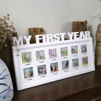 Baby Photo Frame for First Year Memories - DIY Souvenir to Commemorate Kids' Growth