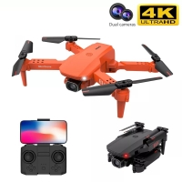 2021 New K9 Pro Mini Drone 4k Hd Camera Profesional Rc Quadcopter Wifi Fpv Height Remains Foldable Drones Helicopter Toy VS E525