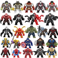 73 Style Anime Figure Wolverine The Thing Spide Building Blocks Rman Toys For Children Boy Girls Gift Toys For Children