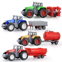 Alloy Engineering Car Model Tractor Toy Vehicles Farmer Vehicle Belt Boy Toy Car Model Gift for Children  Kids Toys Model Car
