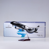 47CM 787 B787 Newzealand Aircraft New Zealand Airlines Model W Light and Wheel Landing Gear Diecast Plastic Resin Plane Toy