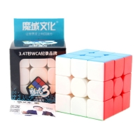 Moyu Cubing Classroom Meilong 3/3C 3x3 Magic Stickerless 3 Layers Speed Cube Professional Puzzle Toys For Children