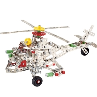 DIY Construction Metal Assembly Disassembly Carrier-based airplane Building Blocks Model Kit Educational Toys Kid Children Boys