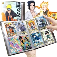 80/160PCS Album Naruto Cards Holder Book Letters Paper Games Children Anime Character Collection Kid's Gift Playing Card Toy