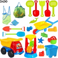 Baby Children Beach Sand Castle Sandbox Bucket Shovel Toddlers Playa Summer Toys Accessories Games Set For Kids Girls Boys Bag