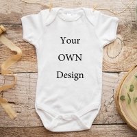 Baby Clothes Personalized Newborn Custom Body Toddler Girl Boy Clothes Infant Romper Girl Baby Bodysuits DIY Photo Logo Brand