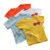 Cartoon Car Baby Boys T-Shirts Summer Baby Short Sleeve Tops Fashion Baby Boy's Clothing Kids T-shirts for Boys