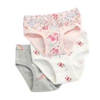 SheeCute 3 Pcs/Lot Girl's Toddler & Kids Underwear 100% Cotton Soft Panties Baby Briefs