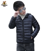 2022 Autumn Winter Hooded Children Down Jackets For Girls Candy Color Warm Kids Down Coats For Boys 3-14 Years Outerwear Clothes