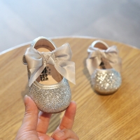 New Spring Autumn Baby Sequins Toddler Shoes Baby Shoes Non-slip Girls Princess Shoes First Walker Bebe Leather Shoes