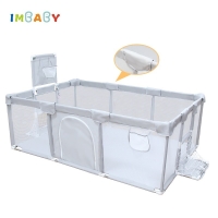 IMBABY Playpen For Children New Style Cartoon Dry Pool Baby Safety Barriers Home Anti-Collision Playground Park Kids Furniture