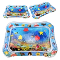 Baby Kids Water Play Mat Inflatable Infants Tummy Time Playmat Toys for Children Summer Swimming Beach Pool Game Cool Carpet Toy