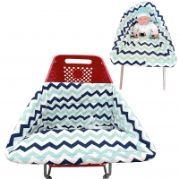 Portable Shopping Cart Cover | High Chair and Grocery Cart Covers for Babies, Kids, Infants & Toddlers  Includes Free Carry Bag