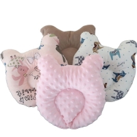 Newborn Baby U-Shaped Pillow Cotton Bear Eccentric Head Correction Shaping Pillow Children Beddings Baby Bed Products