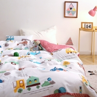 3D Design Soft Baby Duvet Cover Cotton+Fleece Blanket for Newborn Removable and Washable Quilt Cover 150*120cm Four Seasons Use