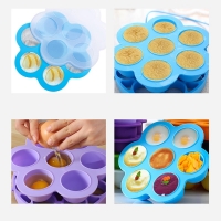 DIY Silicone Mini Ice Pops Mold Ice Cream Ball Lolly Maker Popsicle Food Supplement Tool Fruit Shake Mold