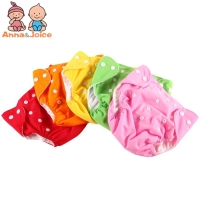 10 Pcs/Lot Baby Diaper One-Size Adjustable Washable Cloth Nappy Urine Pants for 3-12KG