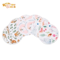 Rainbow&Iris Nursing Pad Absorbent Breastfeeding Cushions For Mum Lactation 6pcs/Pack