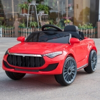 Kids' Electric Dual Drive Car with Remote Control - Special Price! Sit-in Vehicle with Push Rod and Baby Swing Toy Car