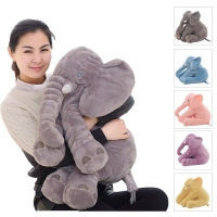 40/60cm Height Elephant Doll Toy For Kids Pillow Soft Sleeping Stuffed Animals Plush Toys Accompany Doll Children Xmas Gift